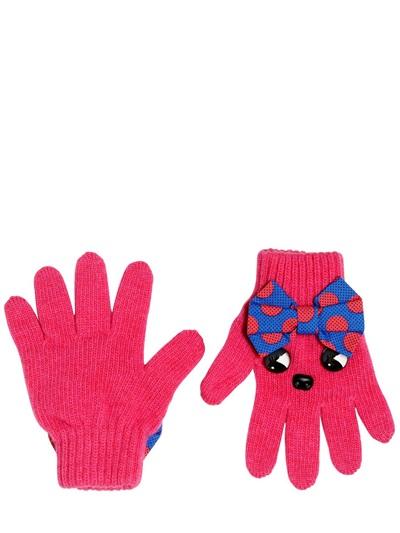 Foto simonetta guantes de lana virgen tejidos
