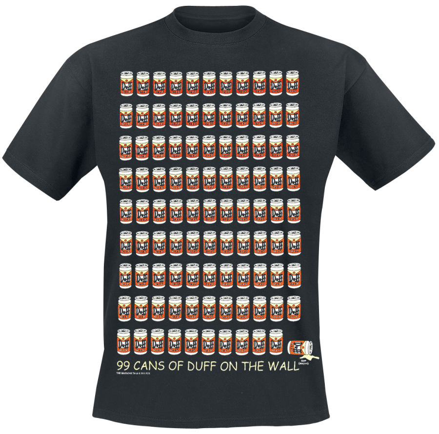 Foto Simpsons, The: 99 Cans Of Duff - Camiseta