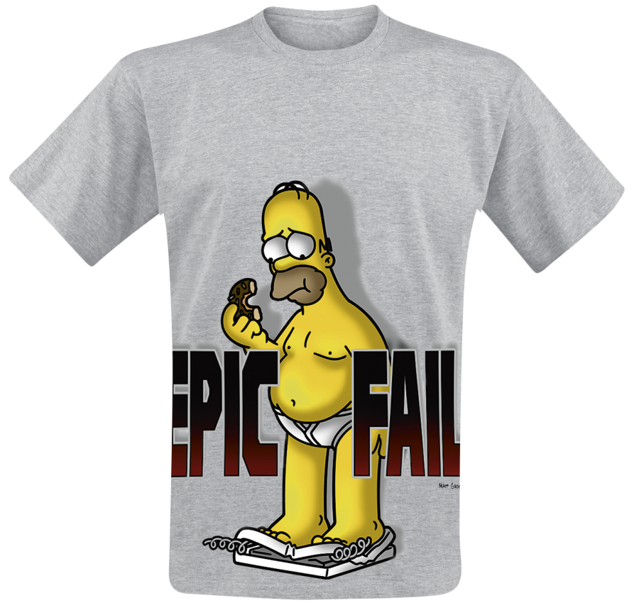 Foto Simpsons, The: Epic Fail - Camiseta