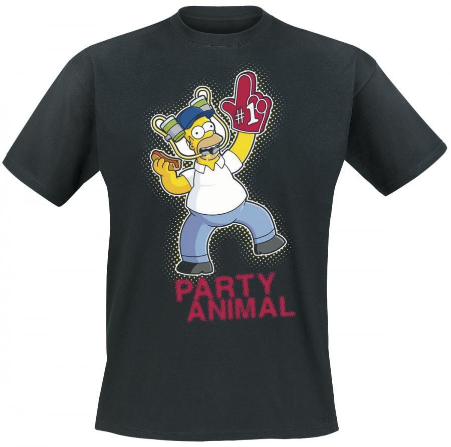 Foto Simpsons, The: Party Animal - Camiseta