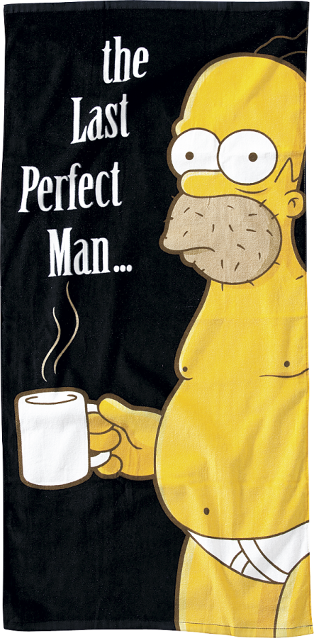 Foto Simpsons, The: The Last Perfect Man - Toalla de playa, Serigrafía, 75 x 153 cm