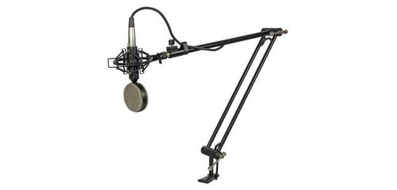 Foto SINN7 STAND MICRO NEGRO Folding Microphone Stand Sujec. Mesa