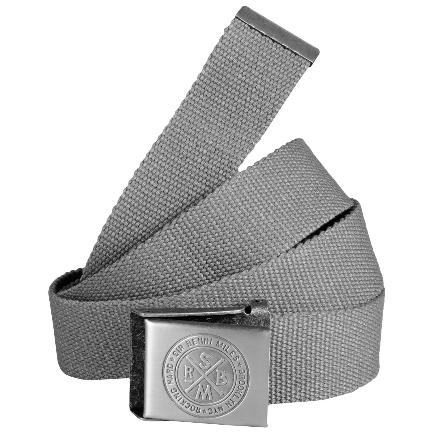 Foto Sir Benni Miles Barebones Hombres Cinturón Gris