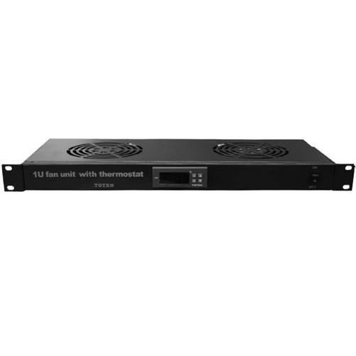 Foto Sistema 2 ventiladores RACK 1U con termostato