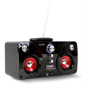 Foto Sistema Musical Autonomo Red Y Bateria Recargable Radio-usb-sd-aux Magestic