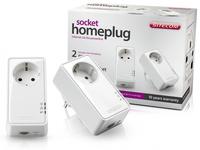 Foto sitecom socket homeplug 500 mbps dual pack