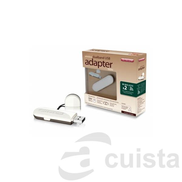 Foto Sitecom wl 329 wireless dualband usb adapter 300n x2