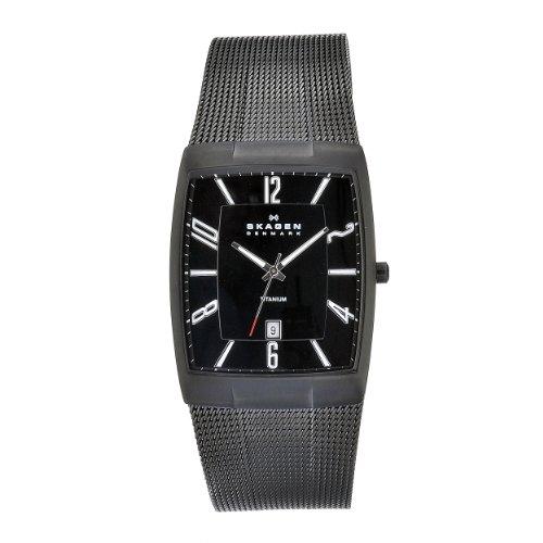 Foto Skagen 851LTBB - Reloj de caballero de cuarzo, correa de acero inoxidable color negro