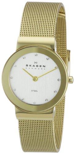 Foto Skagen Slimline 358SGGD - Reloj de mujer de cuarzo, correa de acero inoxidable color oro