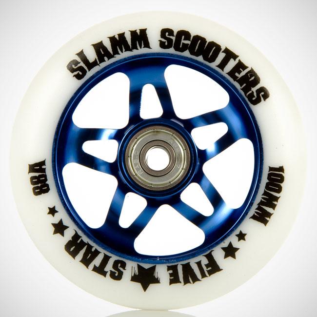 Foto Slamm 5 Star Scooter 88a Wheel X1 Blue