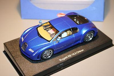Foto Slot Car Scx Scalextric Autoart 13391 Bugatti Eb 18.3 Chiron (blue) 1:32 -