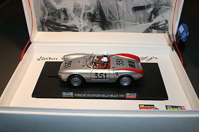 Foto Slot Scalextric Revell Ref. 08383 - Porsche 550 Spyder Mille Miglia 1954 Nº351