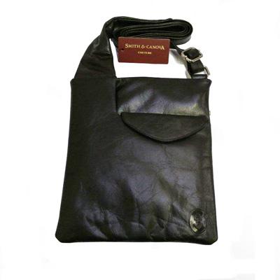 Foto Smith & Canova Luxury Brown Leather Cross Body Bag