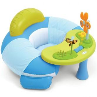 Foto Smoby Asiento de actividades hinchable color azul cotoons