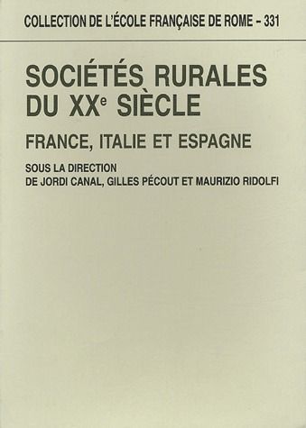 Foto Sociétés rurales du XXe siecle : France, Italie, Espagne