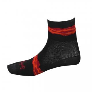 Foto SOCK GUY Calcetines BACON Negro Rojo