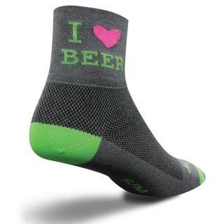 Foto SOCK GUY Chaussettes HEART BEER Gris