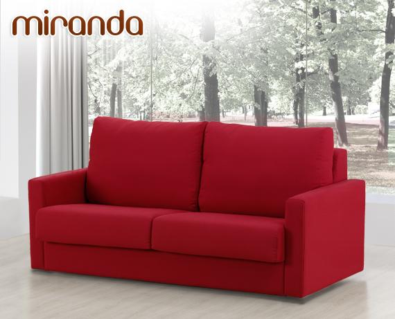 Foto Sofá cama de apertura italiana Miranda de HOME - Unica Venecia Rojo Co