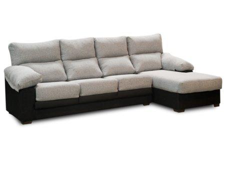 Foto sofá chaise longue de asiento deslizante
