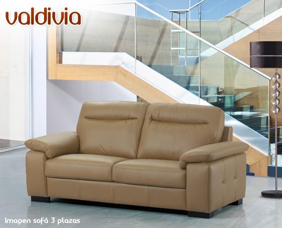 Foto Sofá de piel Valdivia de HOME - 3 Plazas Piel PR LB Arena