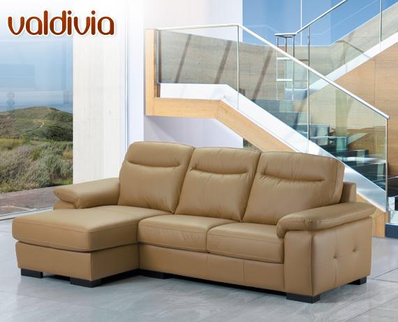 Foto Sofá de piel Valdivia de HOME - Chaise longue izquierda (Visto de fren