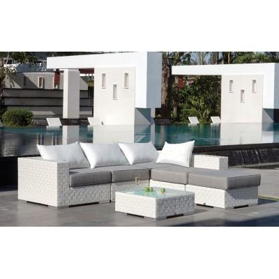 Foto Sofá modular y mesa de jardín bahía Majestic garden
