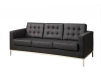 Foto Sofa 3 plazas florence knoll negro