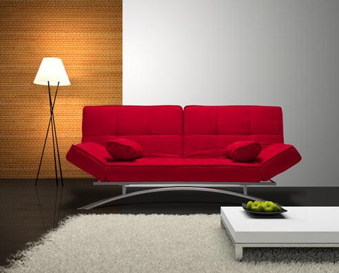 Foto Sofa Cama Clic Clac Cerdeña Rojo