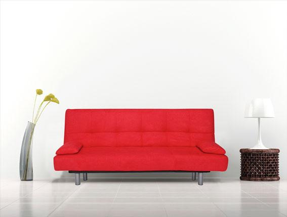 Foto Sofa Cama Desenfundable Oniros Rojo