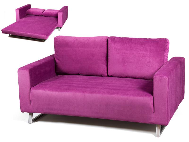 Foto Sofa Cama Tapizado Purpura 150x92x80 cm [151095]