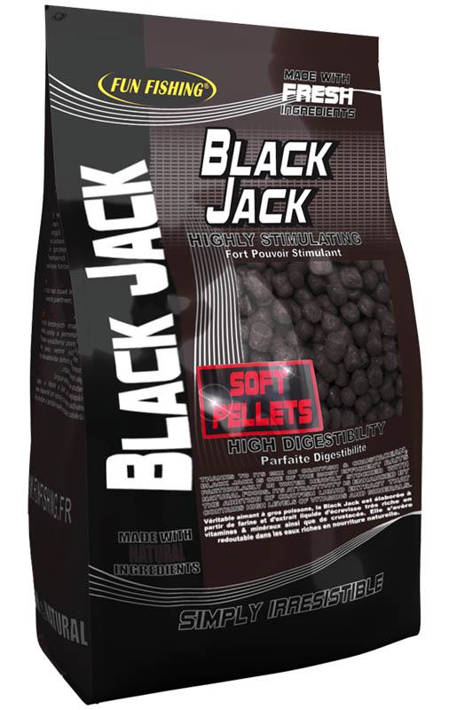 Foto soft pellets fun fishing black jack - 800g bolsita de 800g - ø 5mm