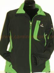 Foto soft shell izas - hombre - corsu black-green