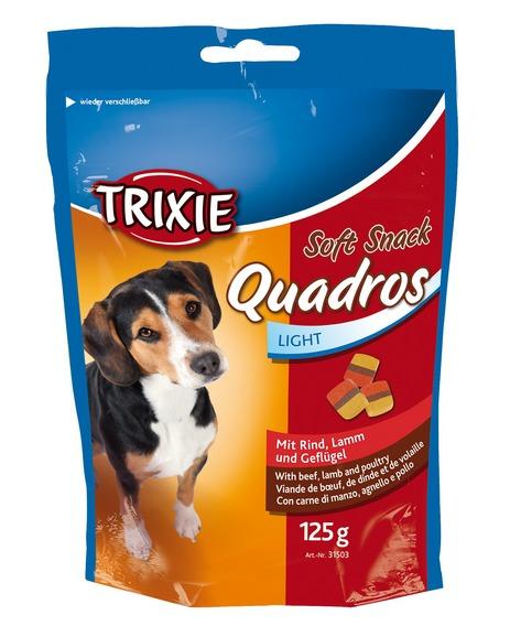 Foto Soft Snack Quadros,Light 125 g, pollo/ternera
