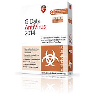 Foto SOFTWARE G DATA G DATA ANTIVIRUS 2014 3PC 12 MESES + 6M GRATIS (CAJA) (71501)