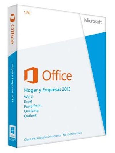 Foto Software Microsoft Office 2013 Hogar y Pequeña Empresa PKC (T5D-01630).