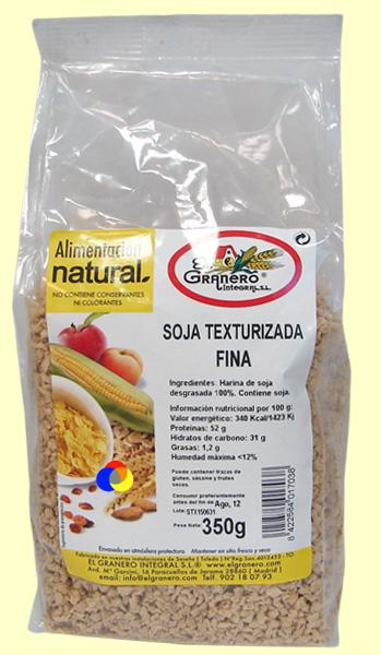 Foto Soja texturizada fina - El Granero - 350 gramos [8422584017038]