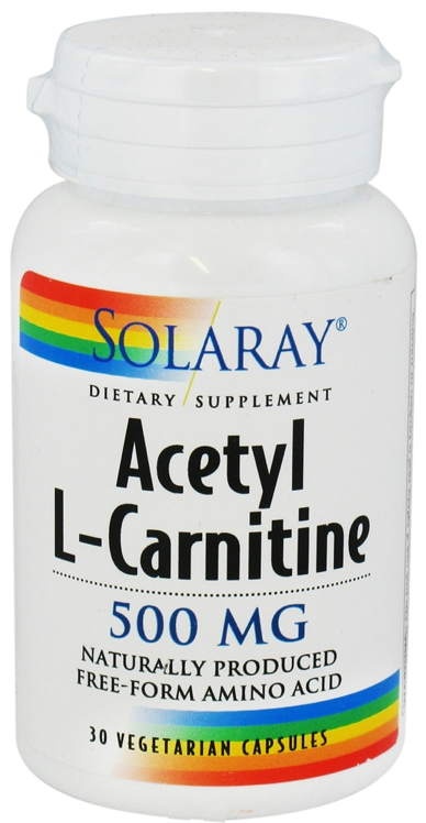 Foto Solaray Acetil L-Carnitina 500mg 30 cápsulas