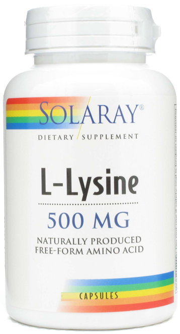Foto Solaray L-Lisina 500mg 60 cápsulas