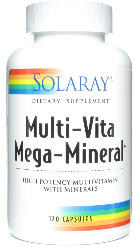 Foto Solaray Mega Multi Mineral 120 cápsulas