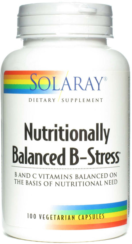 Foto Solaray Nutritionally Balanced B Stress 100 cápsulas