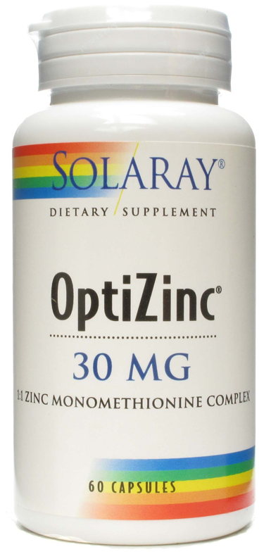Foto Solaray Optizinc 30mg 60 cápsulas