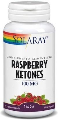 Foto Solaray Raspberry Ketones - Cetonas de Frambuesa 30 cápsulas