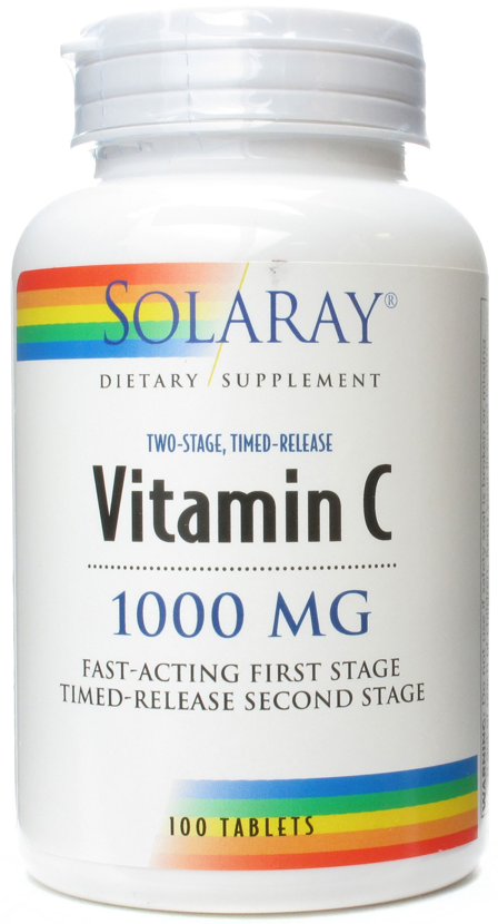 Foto Solaray Vitamina C 1000mg 100 comprimidos retard