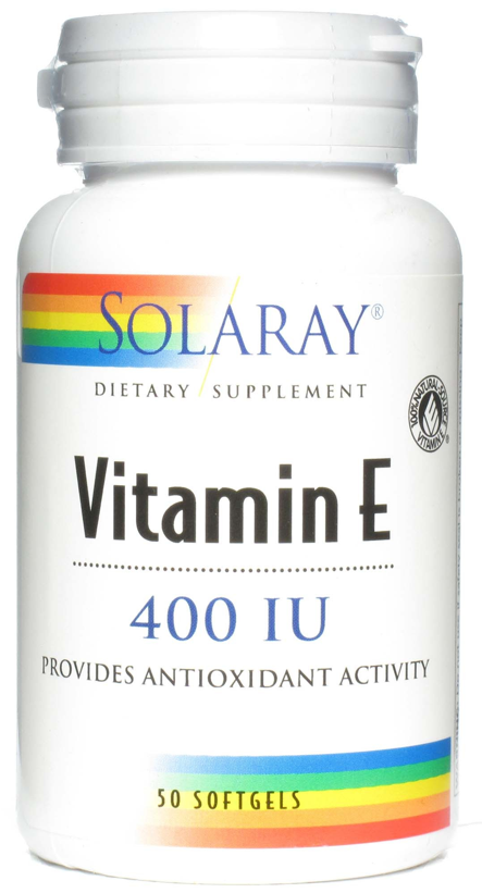 Foto Solaray Vitamina E 400 UI 50 cápsulas