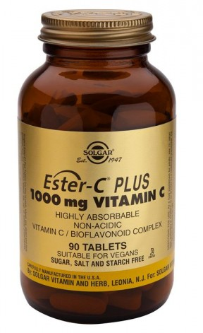 Foto Solgar Ester C Plus 1000 mg 90 comprimidos