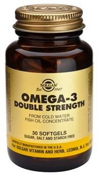 Foto Solgar Omega 3 Double Strength-Alta Concentración 30 cápsulas