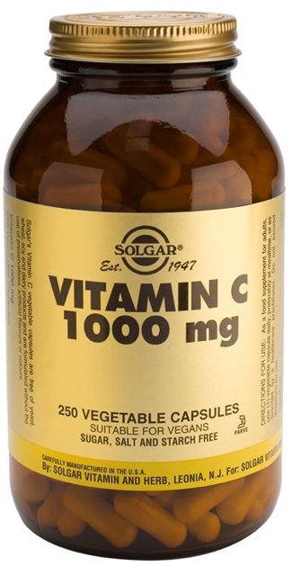 Foto Solgar Vitamina C 1000 mg 250 cápsulas