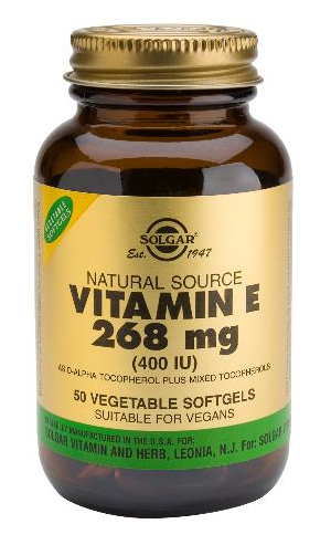 Foto Solgar Vitamina E 400 UI 50 cápsulas blandas vegetales