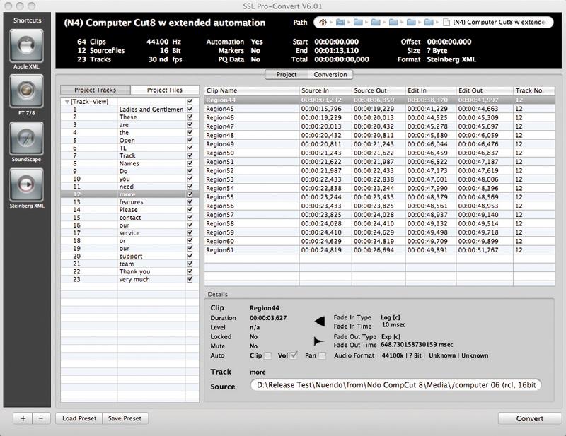 Foto Solid State Logic Pro-Convert Mac Software