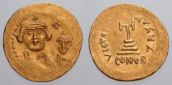 Foto Solidus Gold 613-638 n Chr